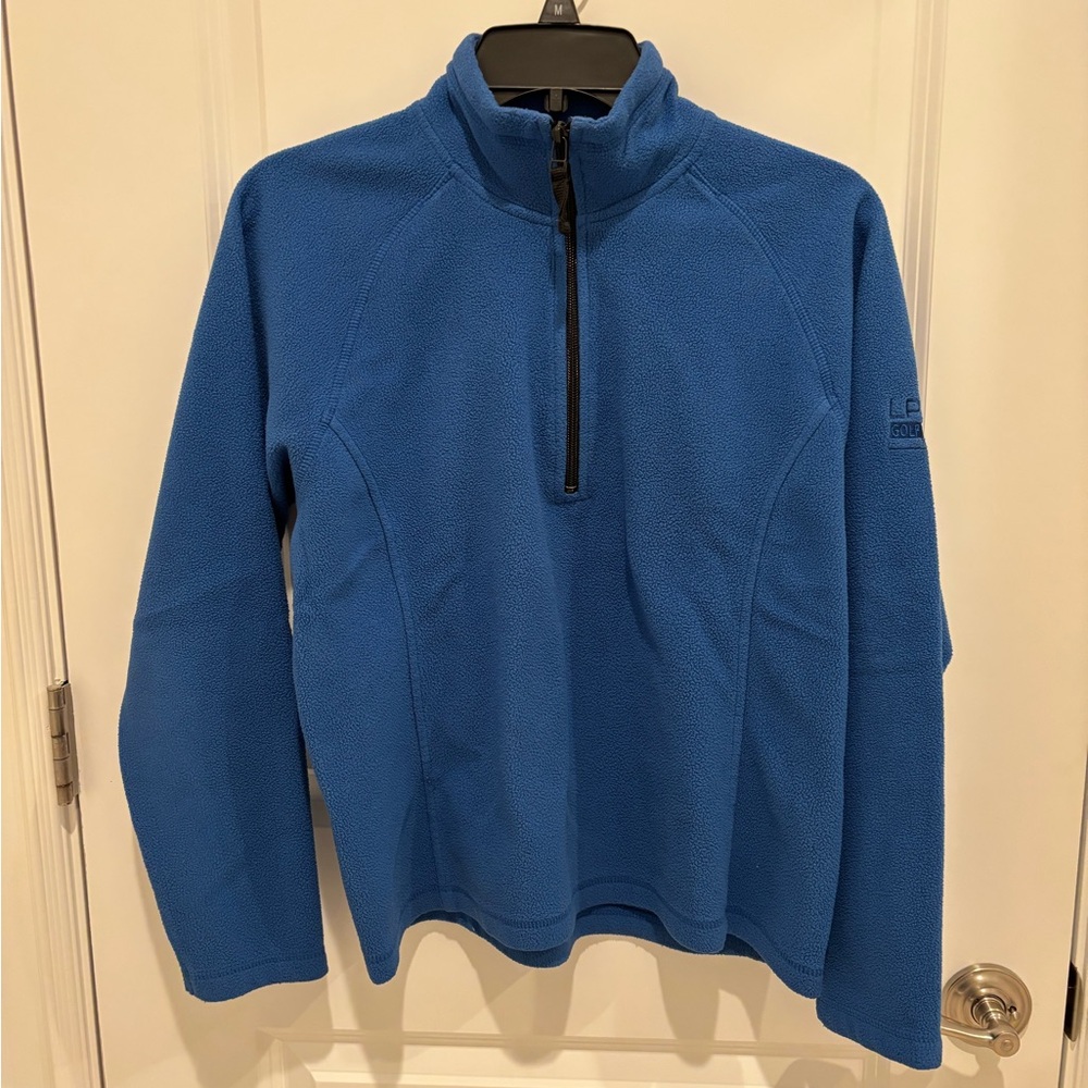 Women’s LPGA fleece half zip pullover size M